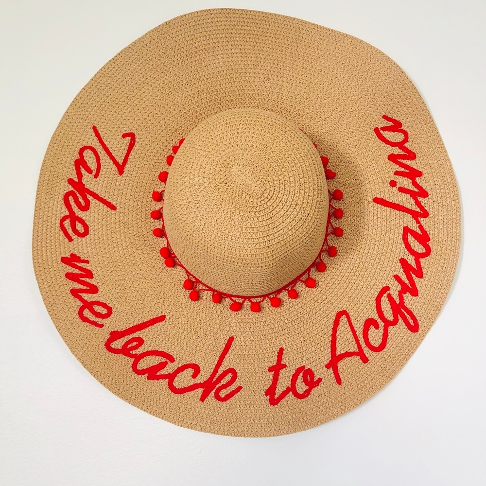 Take Me Back to Acqualina Straw Hat